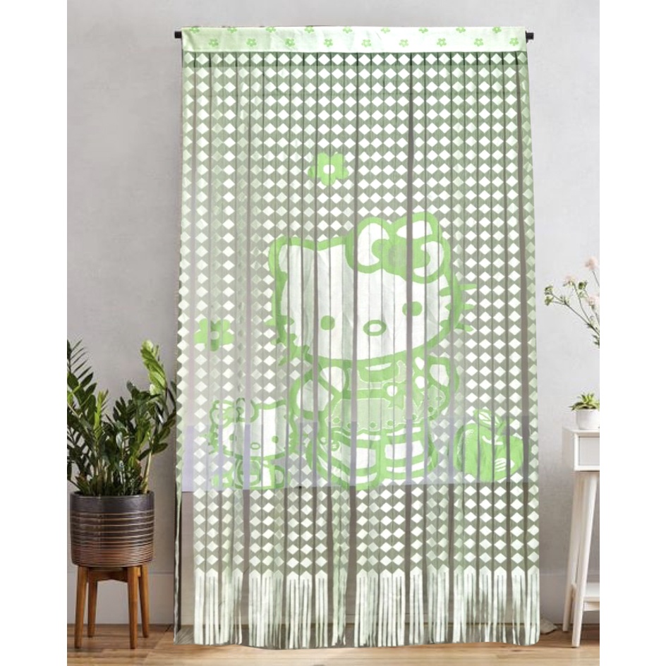 Hello Kitty String Curtain High Quality Cute Kawai Home Cartoon ...
