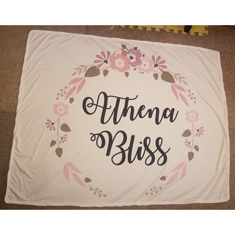 Customize Sublimation Blanket Pre Order Shopee Philippines