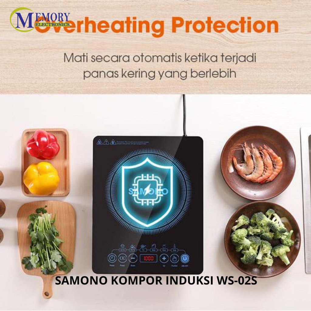 LAYAR Samono WS02S Electric Induction Stove Touch Screen No Timer