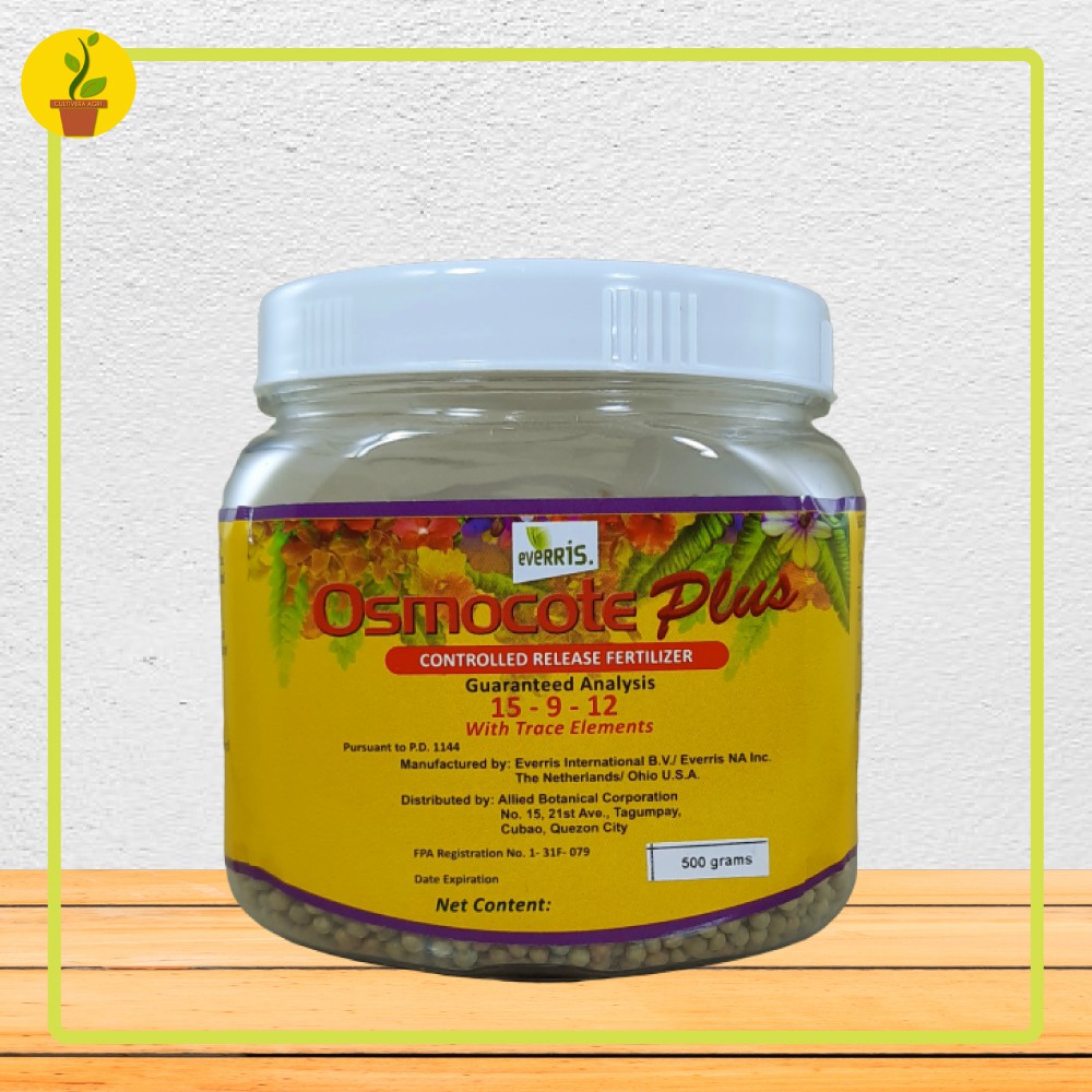 Osmocote Plus (15912 + Trace Elements) [500 Grams Original Cannister