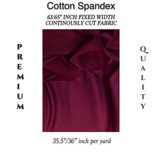 Cotton spandex plain per kilo