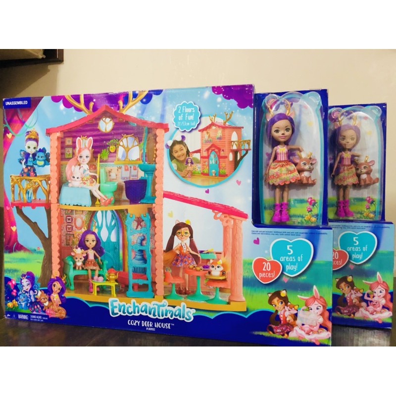 Enchantimals cozy store deer house playset