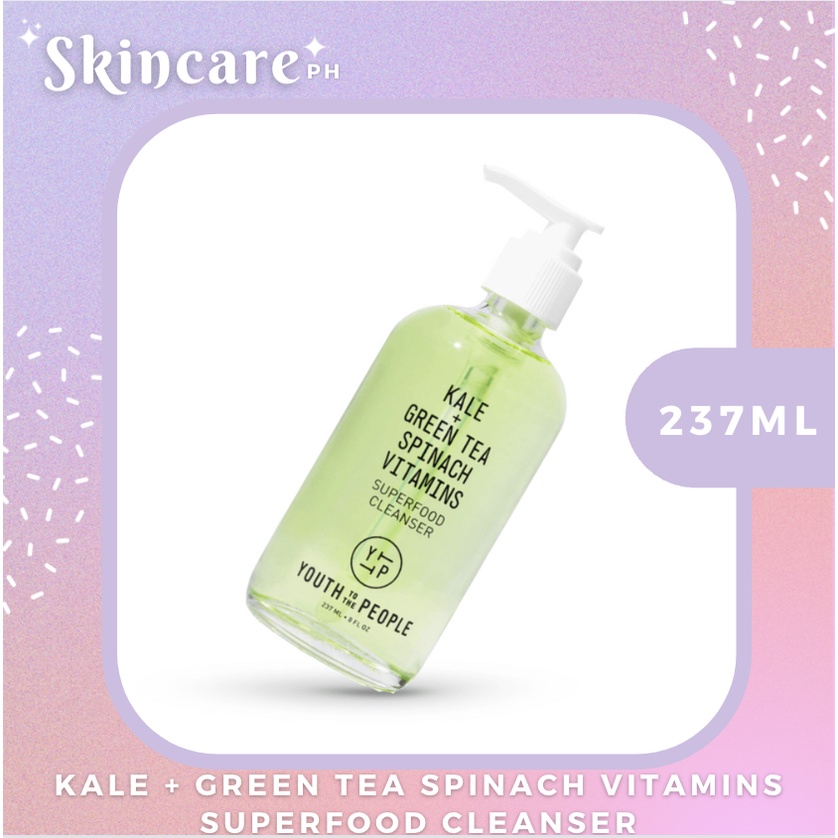 YOUTH TO THE PEOPLE Superfood Cleanser KALE + GREEN TEA SPINACH VITAMINS Shopee Philippines