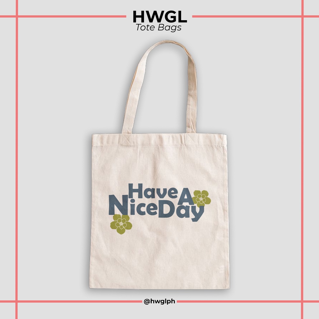 Personalized Minimalist Giveaway Canvas Tote Bags Shopee Philippines