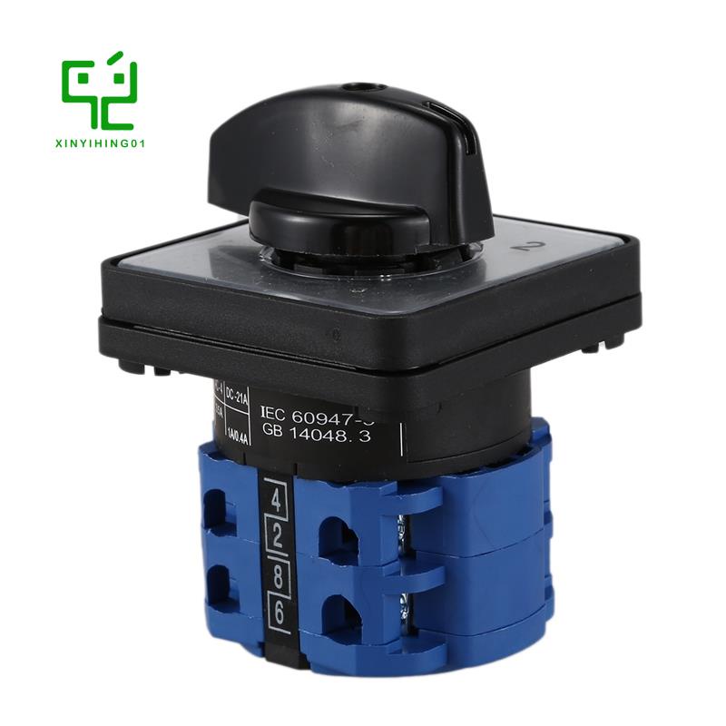 AC 440V 240V ON/OFF/ON Universal Change Over Rotary Cam Switch | Shopee ...