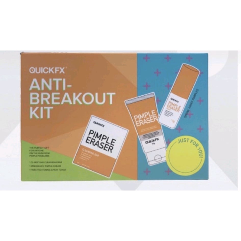 QUICKFX Pimple Eraser Anti-Breakout Kit | Shopee Philippines
