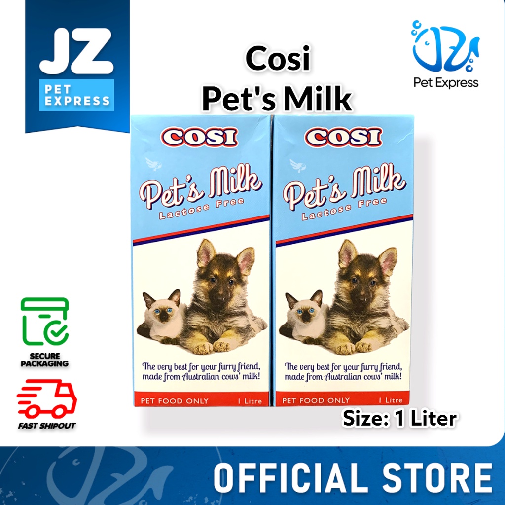 1L Cosi Pet's Milk Lactose Free Dog Puppy Kitten Cat Milk Pet