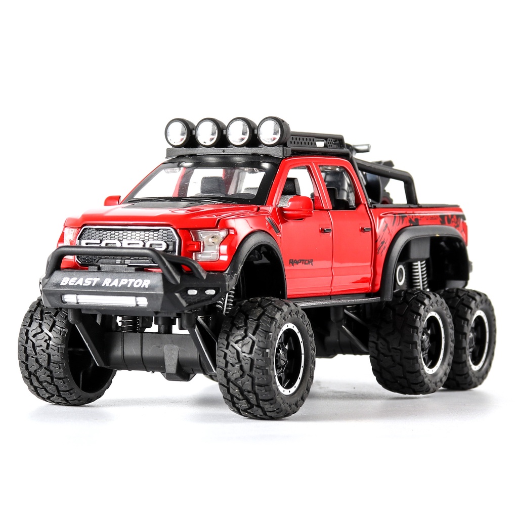Raptor Die Cast Car 1:28 F150 6-Doors Alloy Model Toys for Boys Girls ...