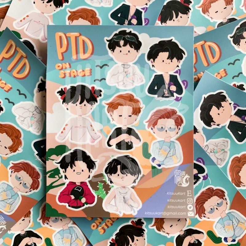 BTS PTD on Stage Sticker Sheet Permission to Dance Stationary Deco ...
