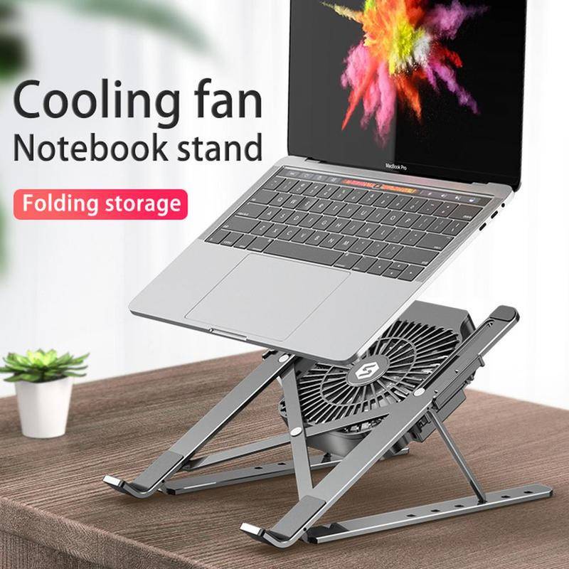 Portable Laptop Stand adjustable Laptop Stand With Fan Cooling Fan for