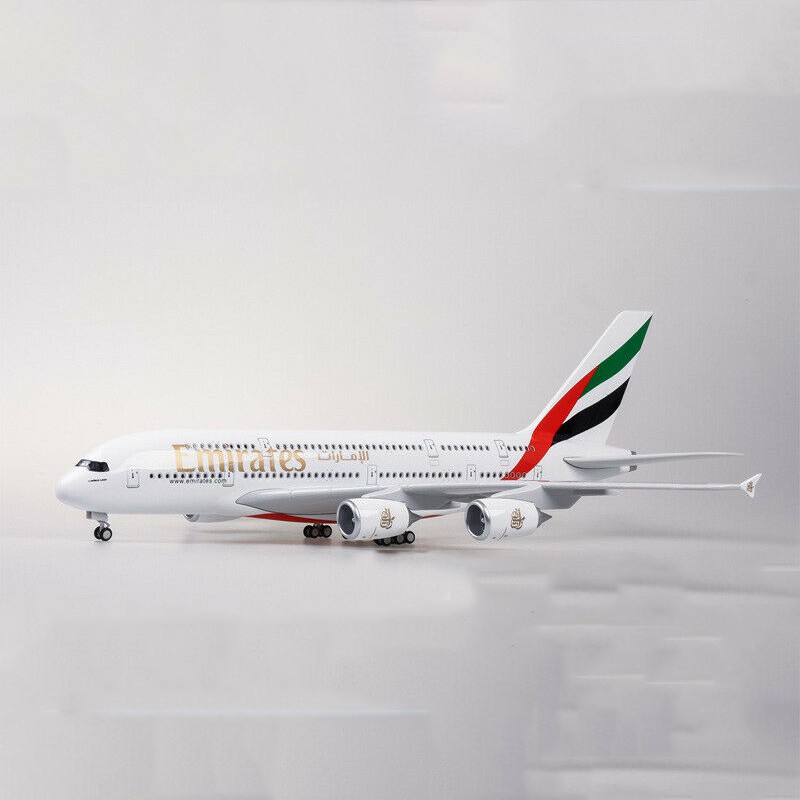 Emirates Airplane 1/160 LED Lamp Plane Model A380 Mini Passenger ...