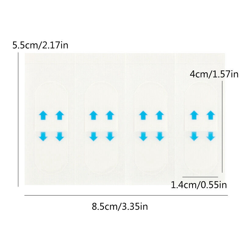 40 Pcs/Set Invisible Thin Face Stickers Face Facial Line Wrinkle ...