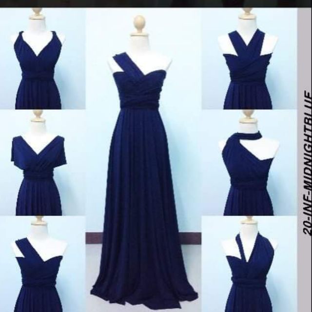 Navy blue infinity clearance dress