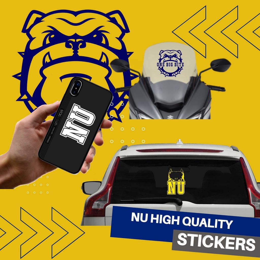 NU Stickers for Cellphone, Laptop, Motor, Car and others | Shopee ...