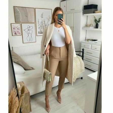 Korean Plain Candy Pants Office Wear Women Clothes > Pants