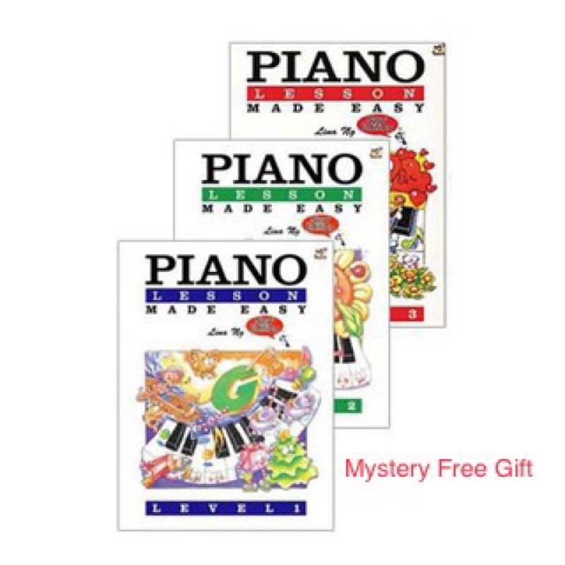 Lina Ng Piano Lesson Made Easy level 1, 2, 3 | Shopee Philippines