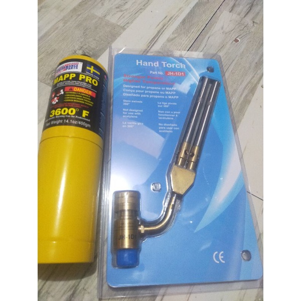 Mapp dual torch and mapp gas(all set) heavy duty | Shopee Philippines