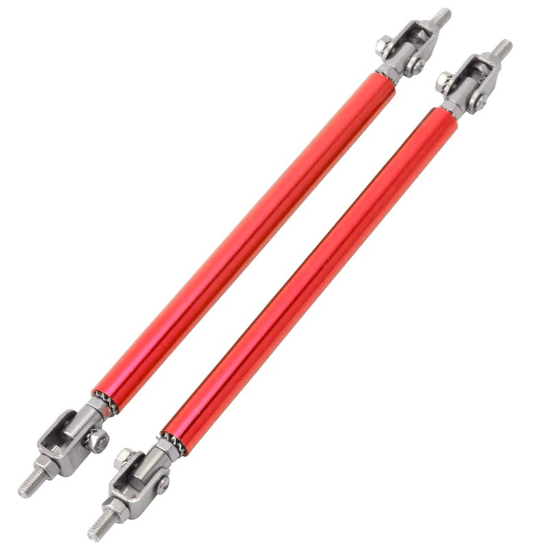 20CM Front Bumper Lip Splitter Strut Tie Bar Support Rod RED | Shopee ...