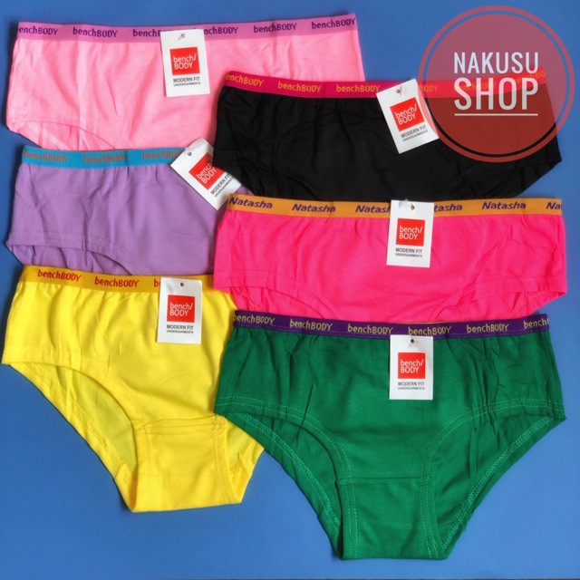 COD☑️12Pieces High Quality Bench Body Panty For Women Underwear