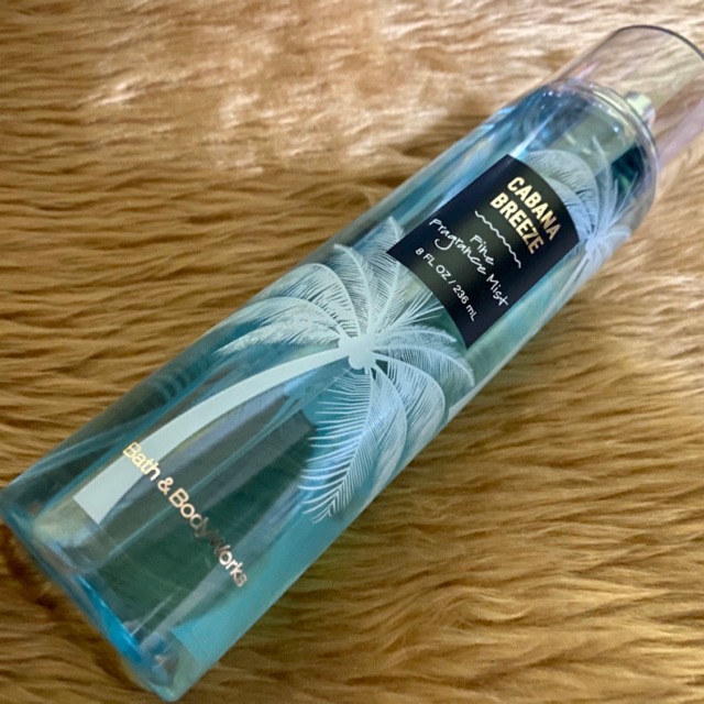 Bath & body works cabana online breeze 8 ounce fine fragrance mist