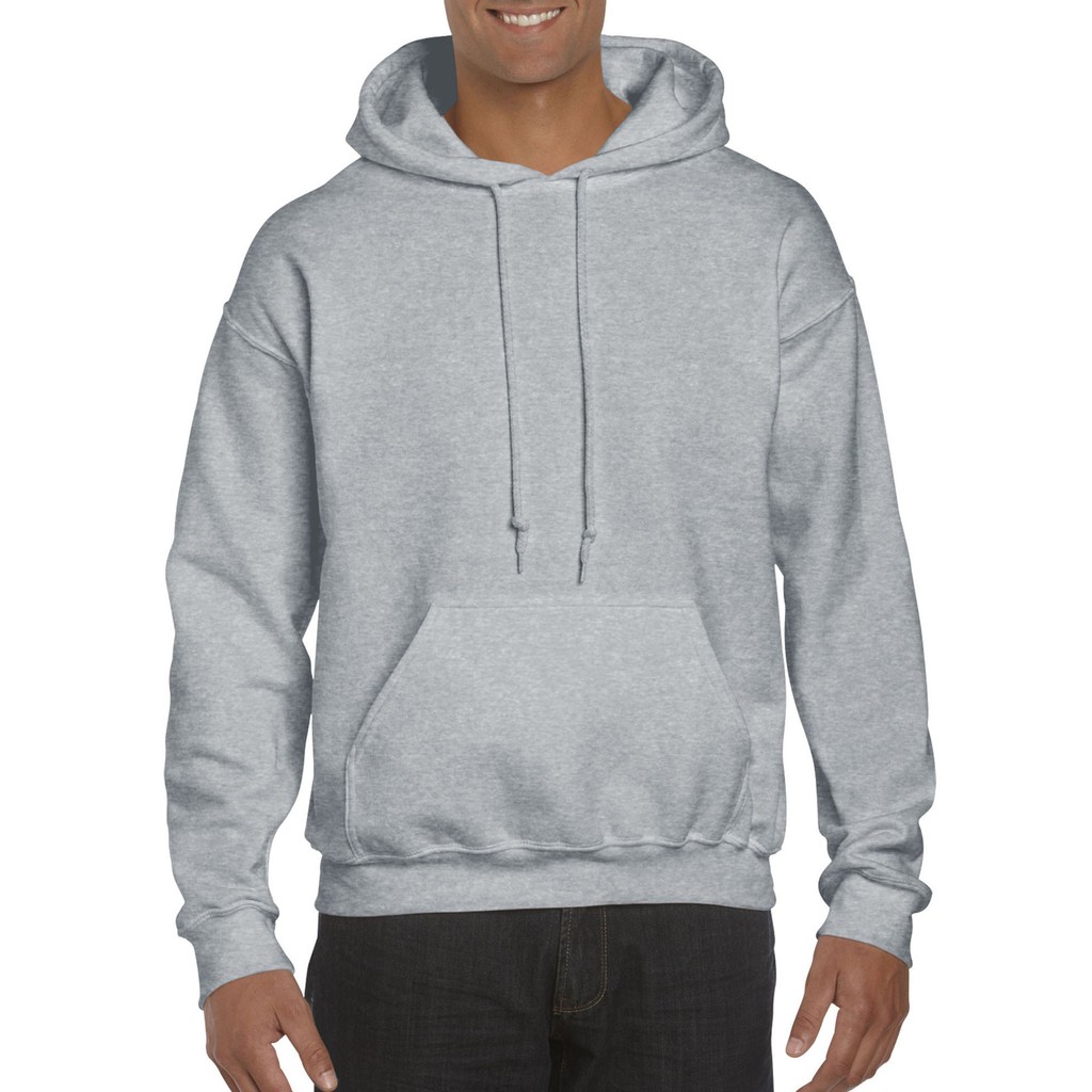 Gildan Heavy Blend Adult Hooded Sweatshirt (Sport Grey) | Shopee ...