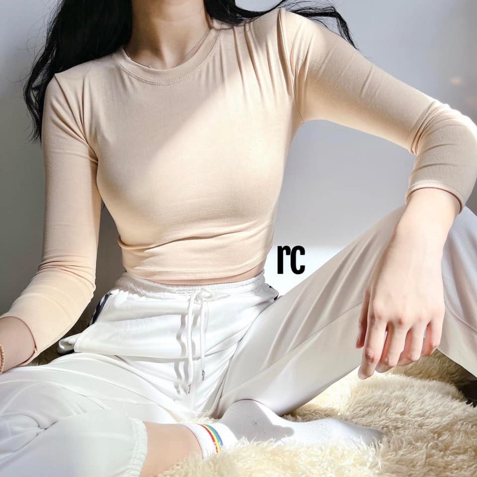 Longsleeve Trendy Cotton CropTop | Women's Clothing | Small to Medium ...