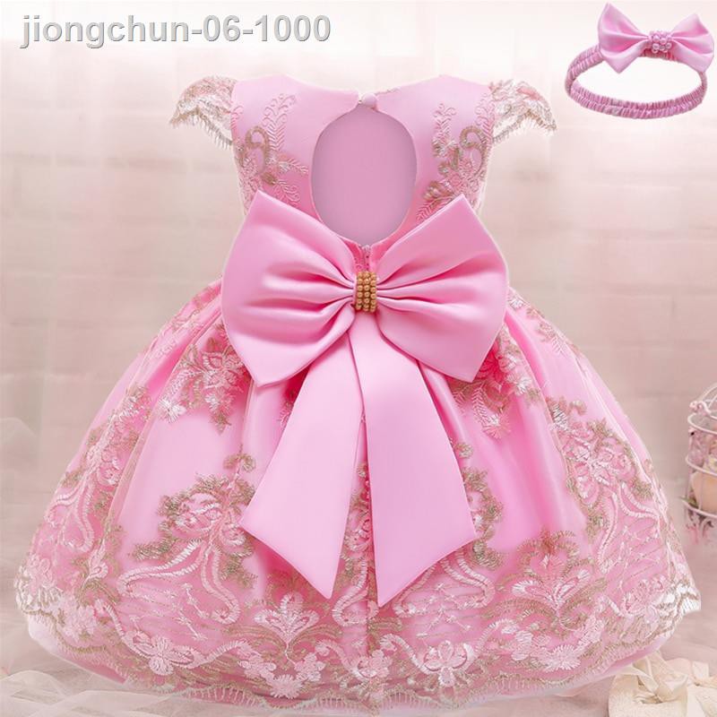 Baby Girls Christmas Dress 3 6 9 12 18 24 Months Toddler Newborn Lace Princess 1 Year Old Birthday Party New Costume Shopee Philippines