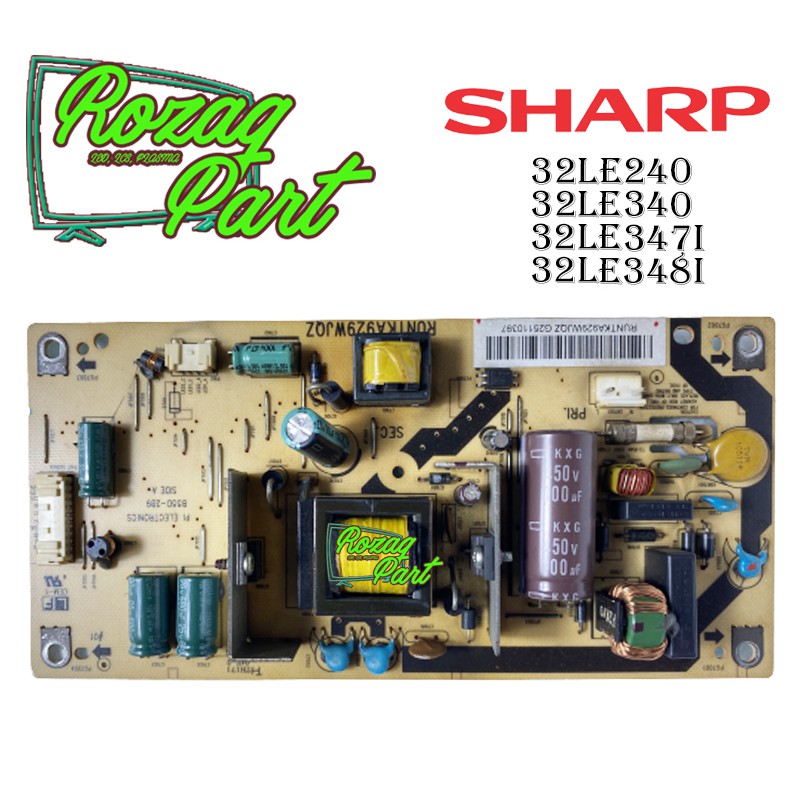 Power Supply PSU Regulator Power Supply TV Sharp Type LC 32LE340M 32LE ...