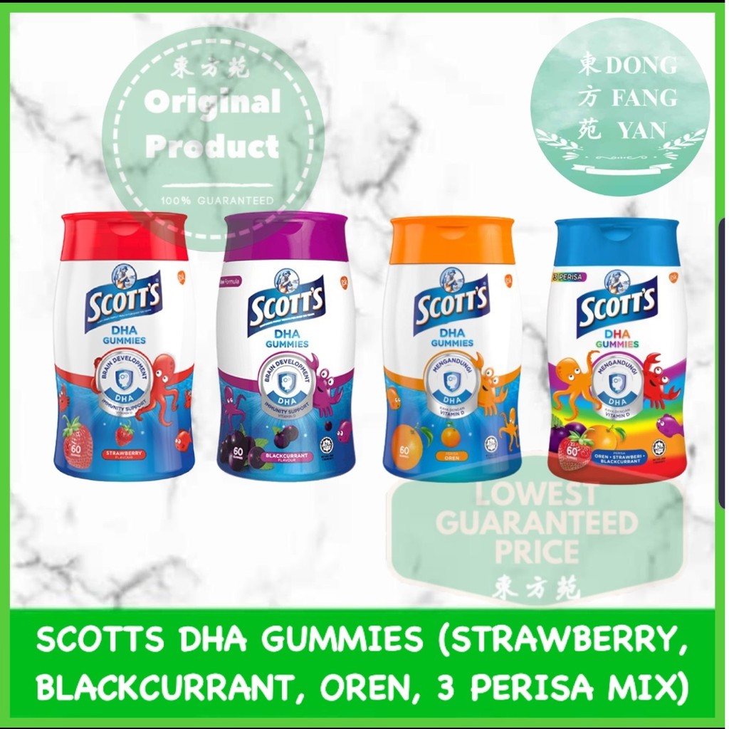 Scott's DHA Gummies 180g (60's) | Shopee Philippines