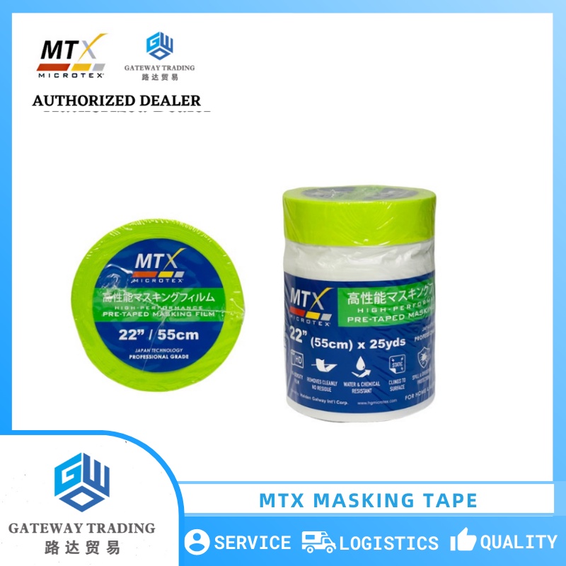 Microtex MTX Masking Film High Performance Pre Taped Japan Technology ...