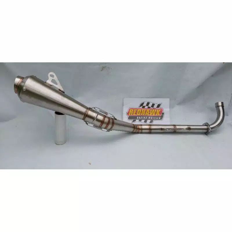 PLAIN RACING EXHAUST FANTERA BEBEK JUPITER VEGA R SHOGUN REVO ETC ...