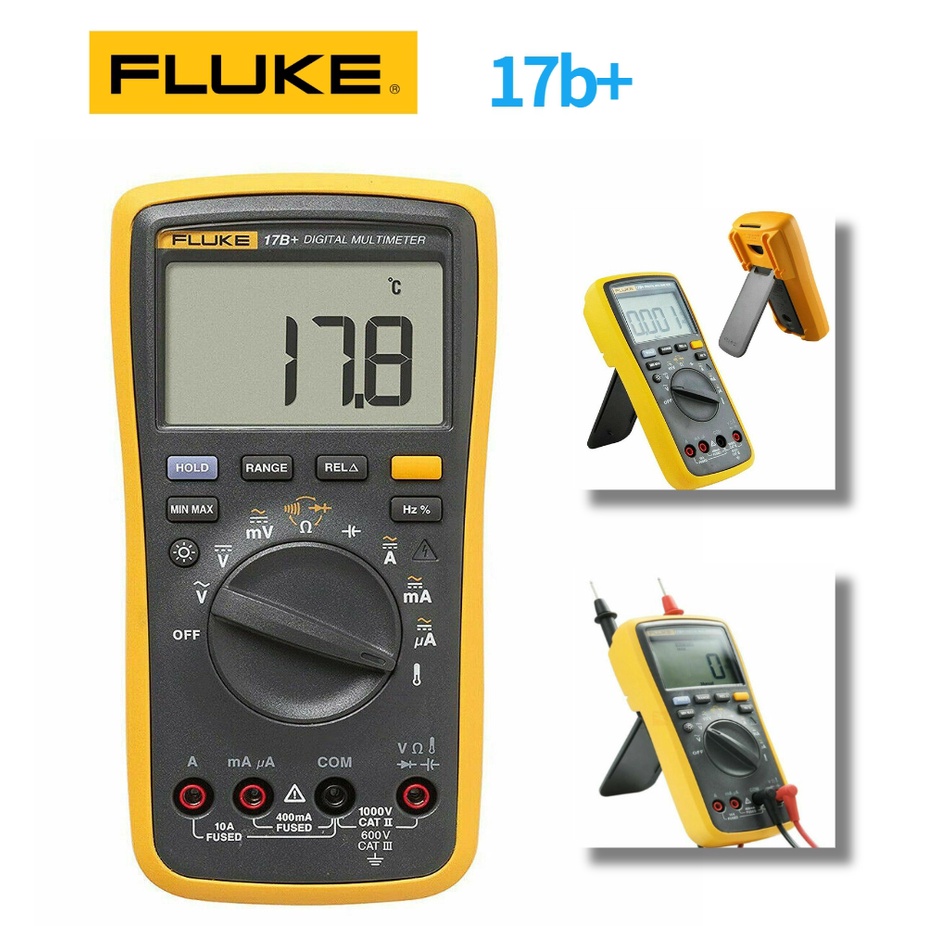 Fluke 17b+ Digital Multimeter F17B+ AC , DC , Voltage +AC Transducer