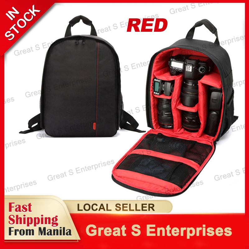 GSE Camera Bag Waterproof Shockproof Breathable Camera Backpack For ...