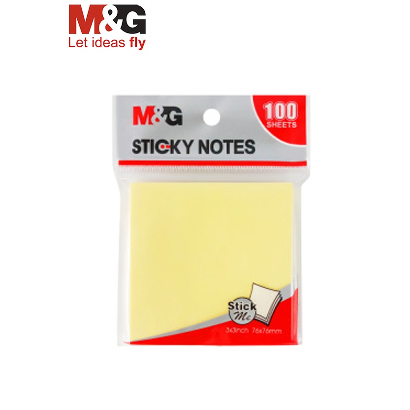 M&G Sticky Notes 100 Sheets/pad with 4 Colors 3