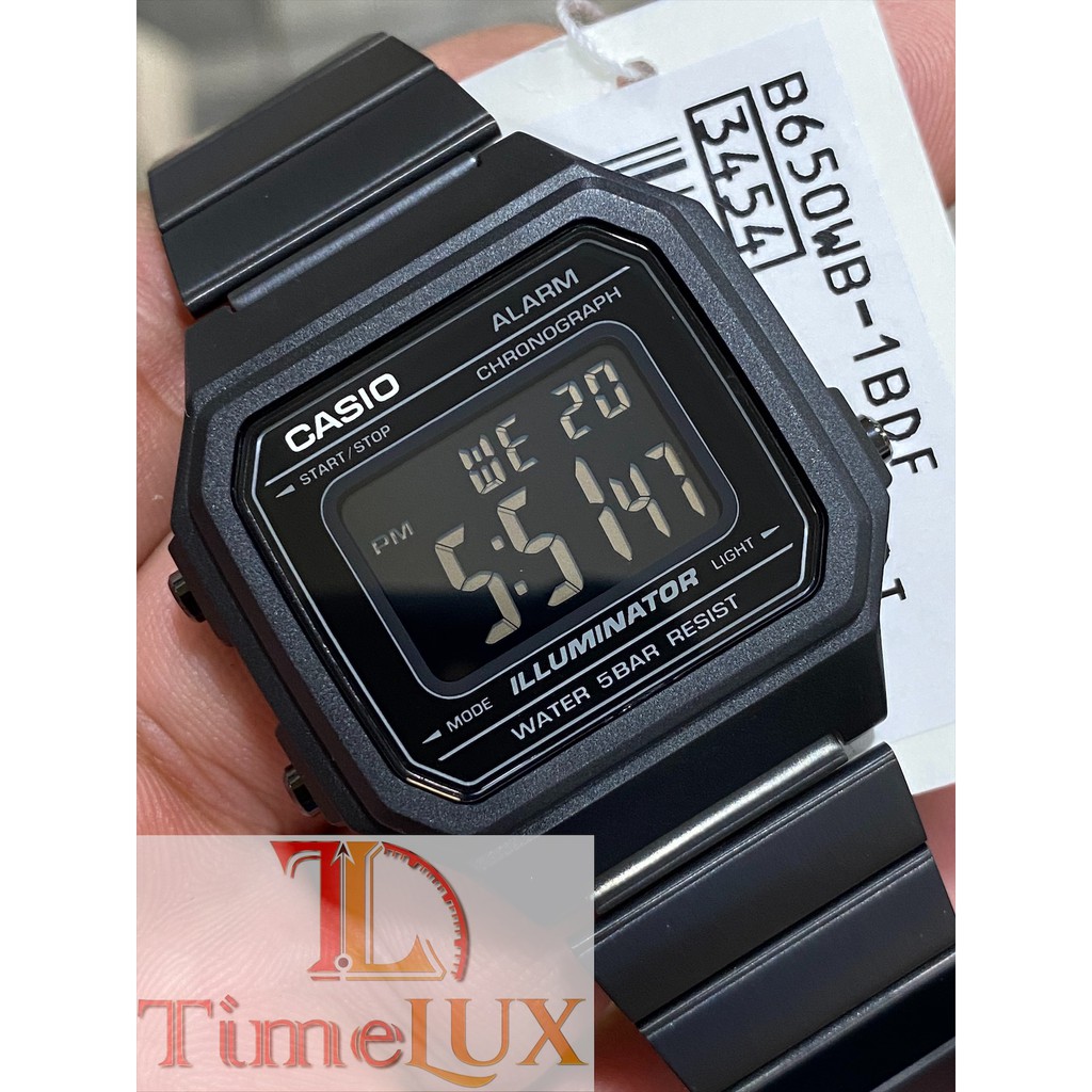 CASIO VINTAGE B650WB 1B / B650 BLACK | Shopee Philippines