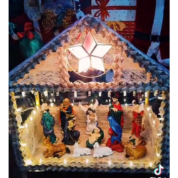 Belen set Nativity set lighted | Shopee Philippines