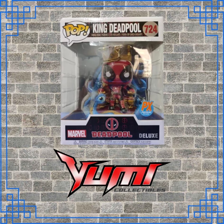  Pop! Deluxe Marvel Heroes King Deadpool on Throne