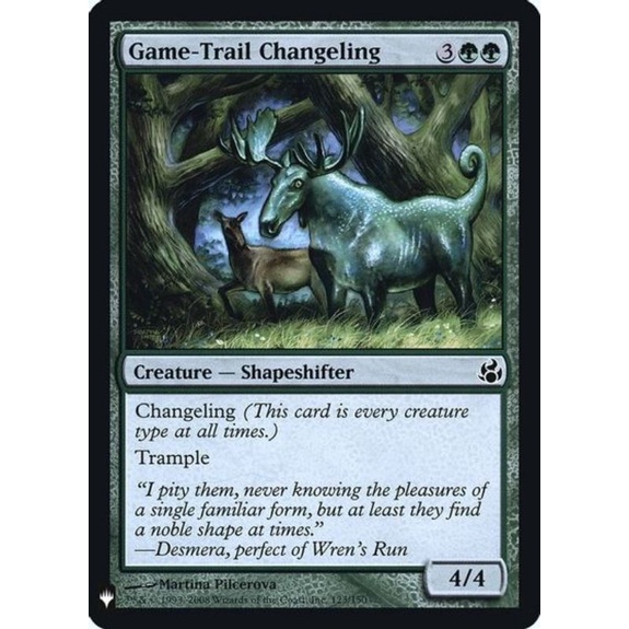 GameTrail Changeling FOIL Mystery Booster Retail Exclusives mtg near