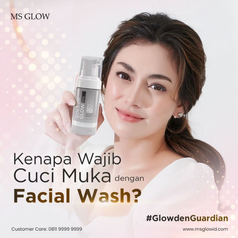Facial Wash Golden Glow Ms Glow Face Wash Golden Glow Golden Glow