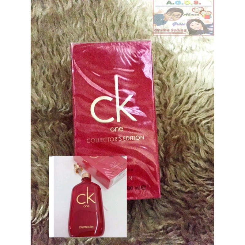 Ck one deals red collector's edition