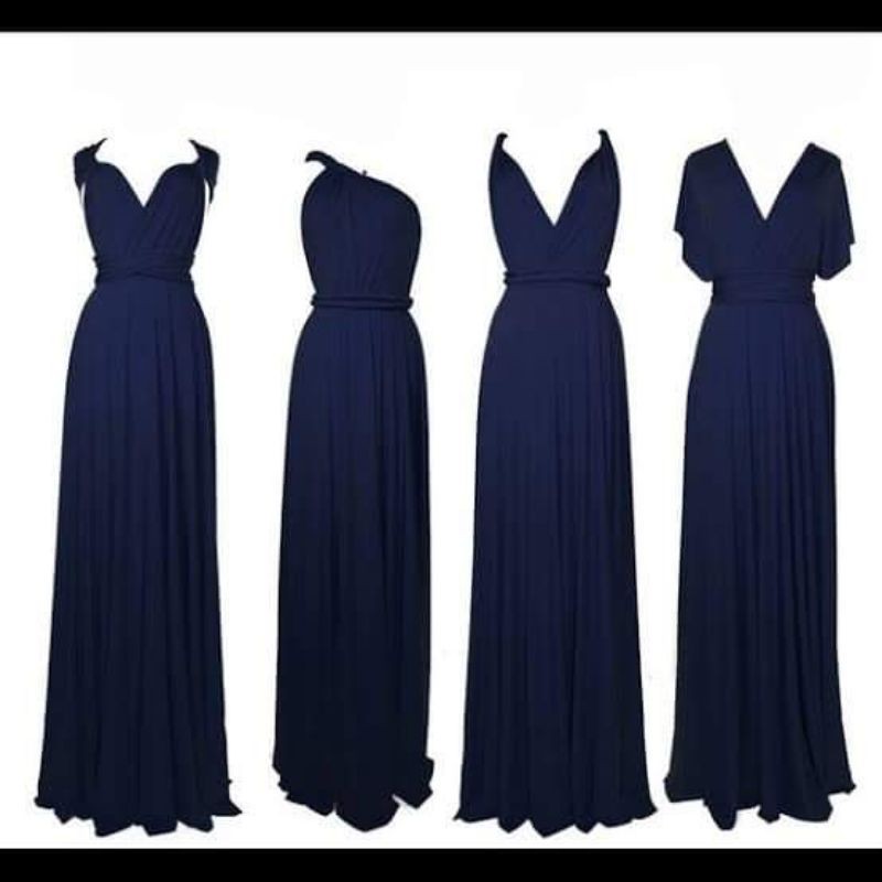 navy blue infinity dress