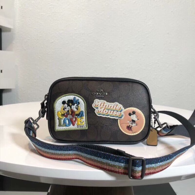 Coach mickey 2024 mouse sling bag