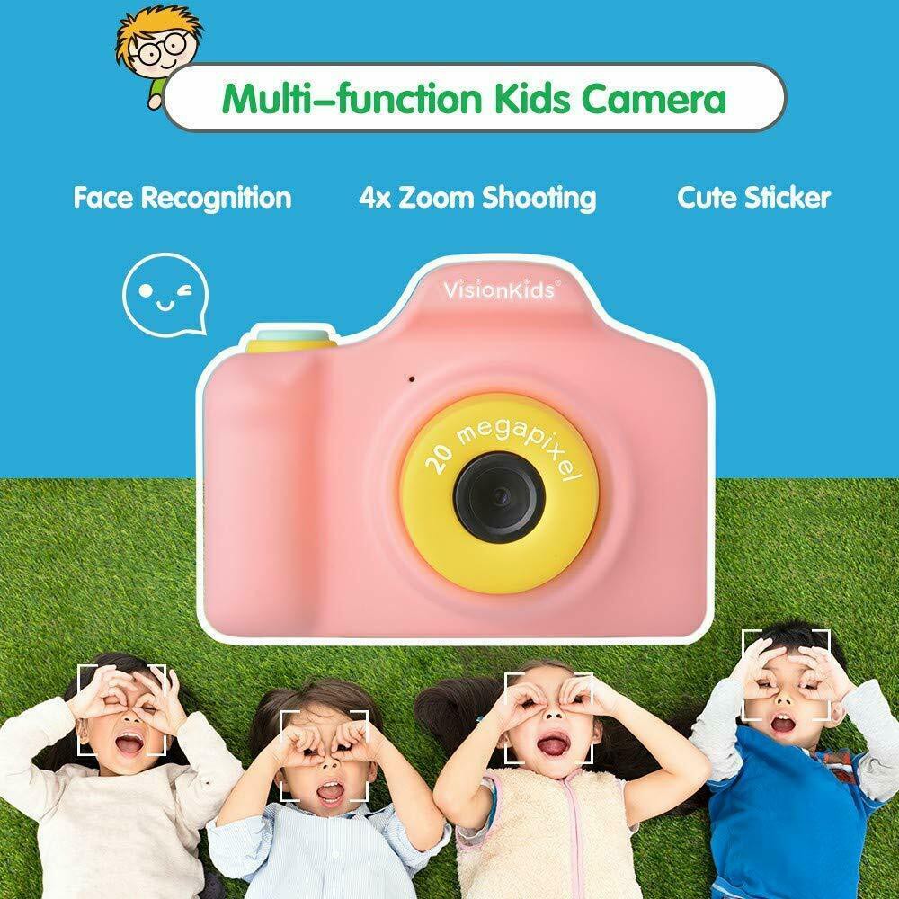 VisionKids 20 Megapixels HappiCAMU Plus Kids Camera Mini Digital Cam ...