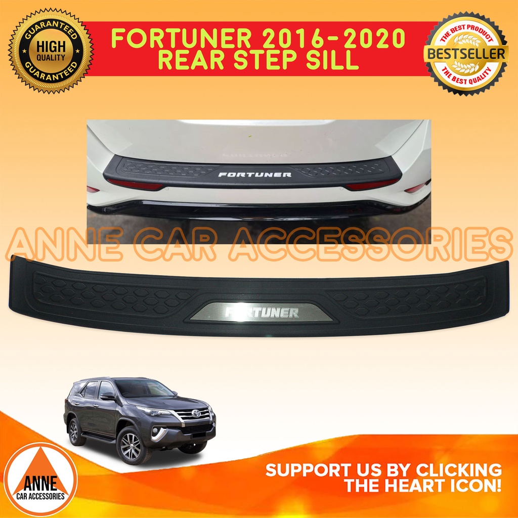 Rear Stepsill for Toyota Fortuner 2016 2023 Rear Bumper Cover / Rear