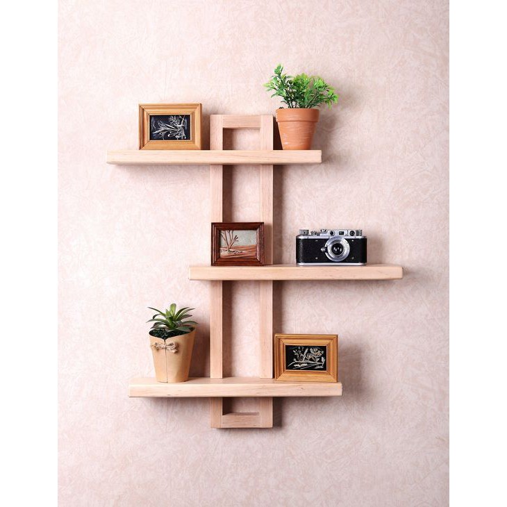 Wooden deals shelf hanging