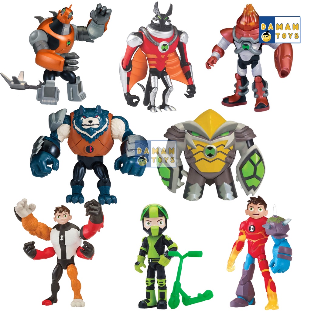 Ben 10 Action Figure - Miniature Alien Force Topper Toy Display ...