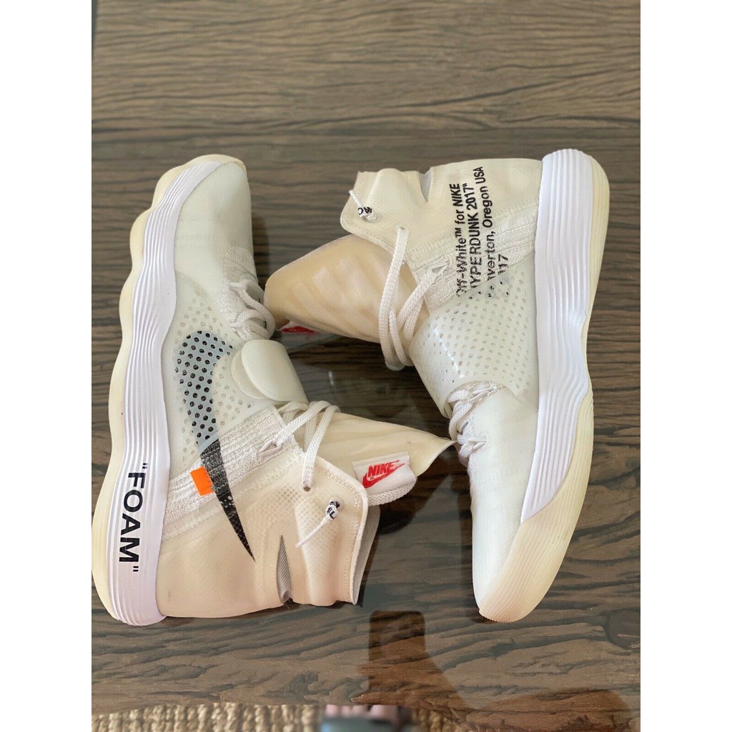 Off-white x hotsell nike react hyperdunk