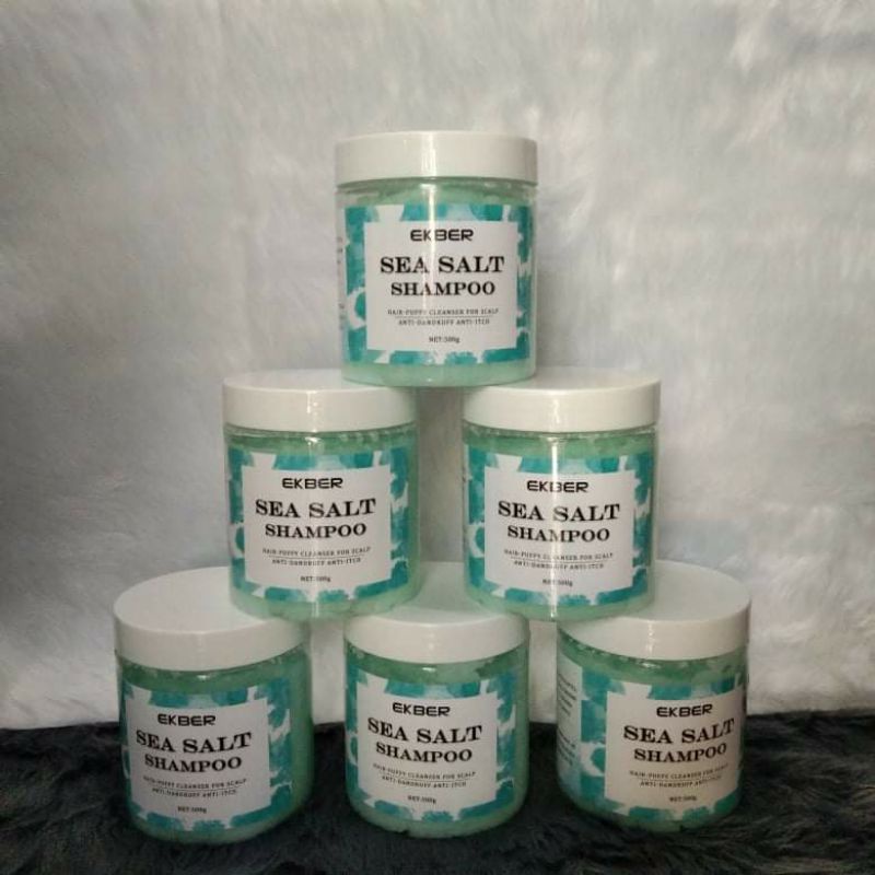 500g sea salt shampoo anti dandruff deep clean scalp anti mites anti hair loss Shopee Philippines