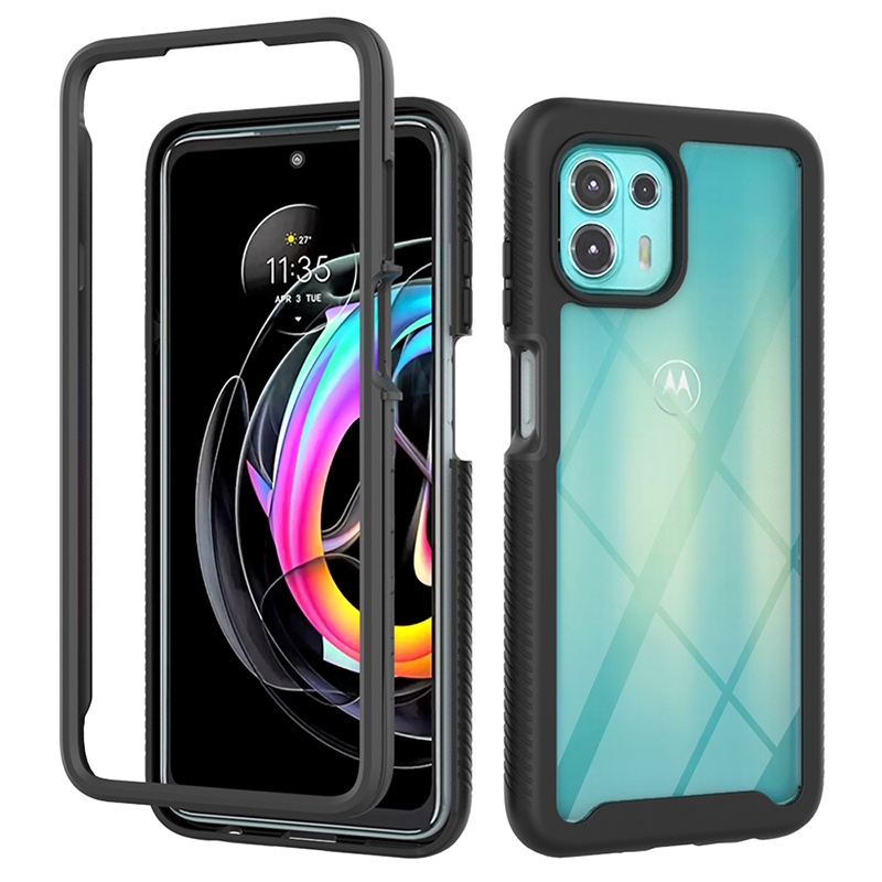 Cover SEAHAI Per Motorola Edge 20 Lite, Custodia Sottile TPU Gradiente Viola, Bumper Antiurto Morbido Con Protezione Fotocamera - 2