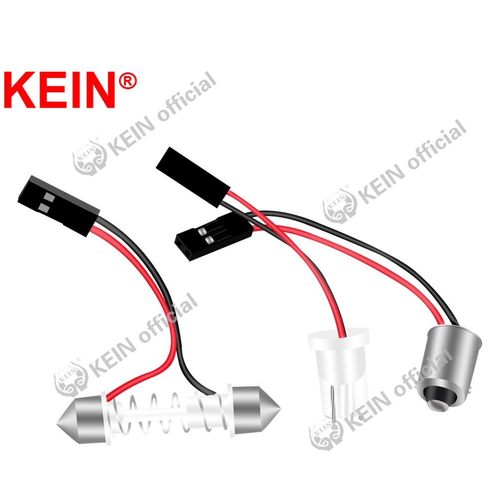 Uxcell 20 Pcs BA9S Festoon To T10 Bulb Socket Adapters – 39mm Dome Light Connectors For Car Interior Lights - View #12